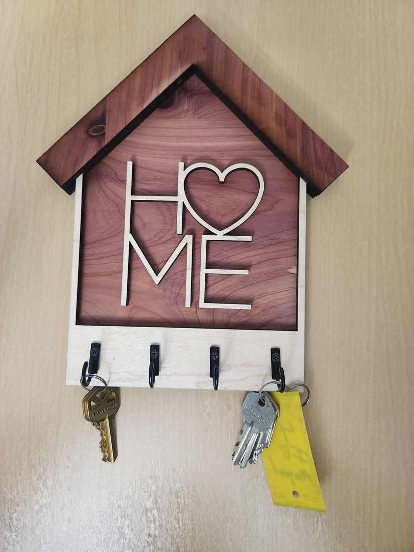 Home Key Holder Sign